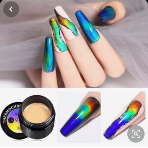 Thermochromic Liquid Pen Neon Auroras Nail Color Changing Gel Nail Polish Soak Off UV Gel Varnish Nail Art Gel Kit