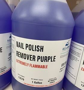 nail polish remover purple gallon