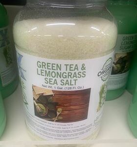 Scent Xperience Organic Bath Salts 1 Gal - Green Tea & Lemongrass