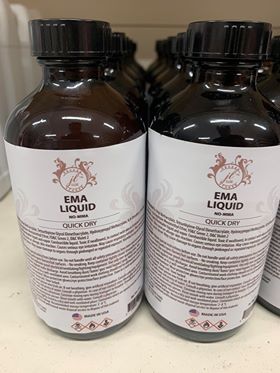 JL LUX Professional EMA Liquid Monomer Acrylic Nail System MMA Free No Yellowing Made In USA (8OZ)