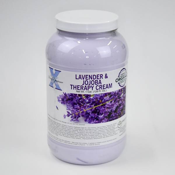Scent Xperience Organic Therapy Cream 1 Gal - Lavender & Jojoba