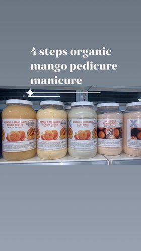 Scent Xperience Organic BATH SALTS,THEAROPY CREAM,CLAYMASKS, Sugar Scrub 1 Gal –MANGO MADARIN