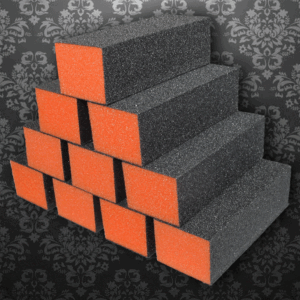 orange buffer 3 ways pk 10pcs