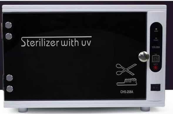 JL CARE UV Sterilizer for Salon, UV Light Sanitizer Box, UV Sterilizer Machine with Stainless Tray for Spa and Beauty Tools, Salon Tool Tabletop Sterilizer Cabinet by CARE