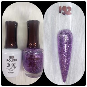 JL DUO (GEL POLISH+NAIL LACQUAER)15ML #192