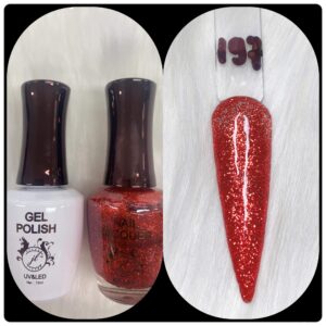 JL DUO (GEL POLISH+NAIL LACQUAER)15ML #197