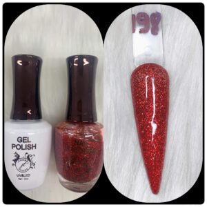 JL DUO (GEL POLISH+NAIL LACQUAER)15ML #198