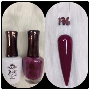 JL DUO (GEL POLISH+NAIL LACQUAER)15ML #176