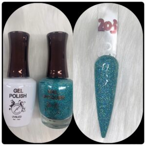 JL DUO (GEL POLISH+NAIL LACQUAER)15ML #203