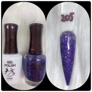 JL DUO (GEL POLISH+NAIL LACQUAER)15ML #205