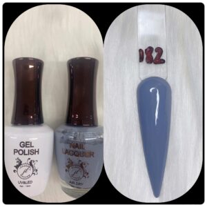JL DUO (GEL POLISH+NAIL LACQUAER)15ML #182