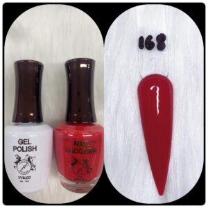 JL DUO (GEL POLISH+NAIL LACQUAER)15ML #168