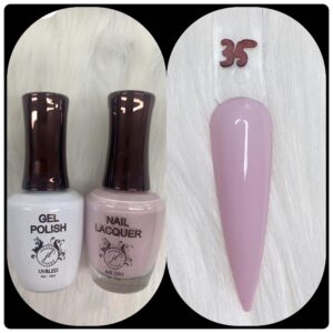 JL DUO (GEL POLISH+NAIL LACQUAER)15ML #35