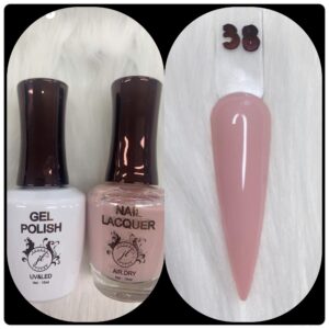 JL DUO (GEL POLISH+NAIL LACQUAER)15ML #38