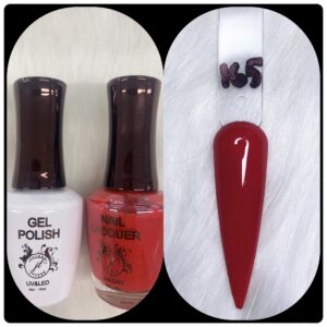 JL DUO (GEL POLISH+NAIL LACQUAER)15ML #165