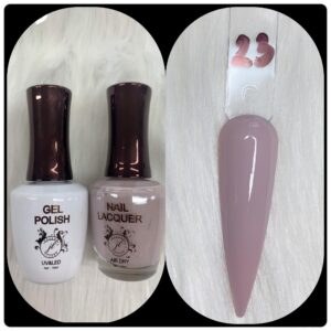 JL DUO (GEL POLISH+NAIL LACQUAER)15ML #23