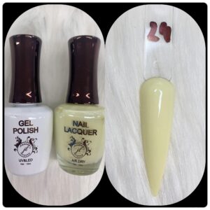 JL DUO (GEL POLISH+NAIL LACQUAER)15ML #24
