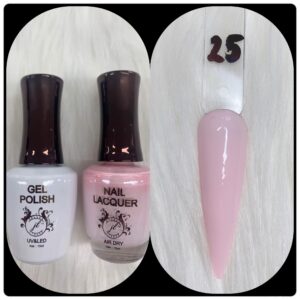JL DUO (GEL POLISH+NAIL LACQUAER)15ML #25