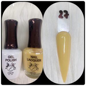 JL DUO (GEL POLISH+NAIL LACQUAER)15ML #27