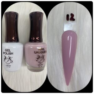 JL DUO (GEL POLISH+NAIL LACQUAER)15ML #12