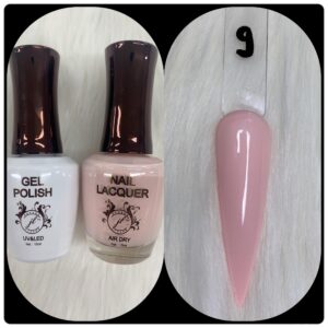 JL DUO (GEL POLISH+NAIL LACQUAER)15ML #9