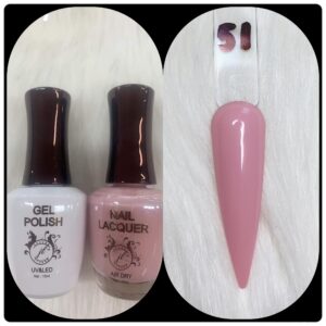 JL DUO (GEL POLISH+NAIL LACQUAER)15ML #51