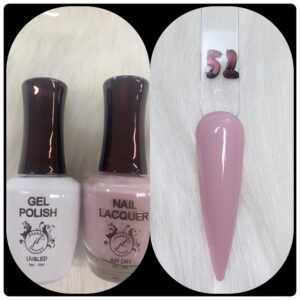 JL DUO (GEL POLISH+NAIL LACQUAER)15ML #52