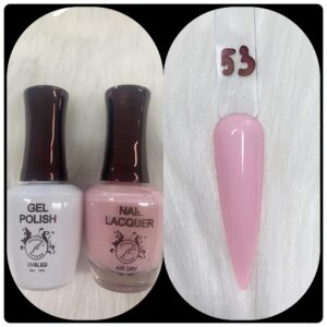 JL DUO (GEL POLISH+NAIL LACQUAER)15ML #53