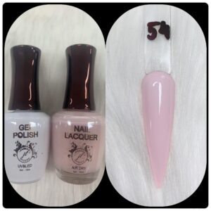 JL DUO (GEL POLISH+NAIL LACQUAER)15ML #54
