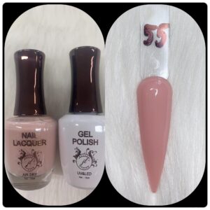 JL DUO (GEL POLISH+NAIL LACQUAER)15ML #55