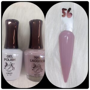 JL DUO (GEL POLISH+NAIL LACQUAER)15ML #56