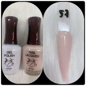 JL DUO (GEL POLISH+NAIL LACQUAER)15ML #57