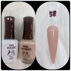 JL DUO (GEL POLISH+NAIL LACQUAER)15ML #58