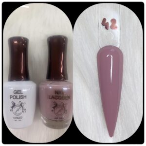 JL DUO (GEL POLISH+NAIL LACQUAER)15ML #42