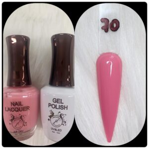 JL DUO (GEL POLISH+NAIL LACQUAER)15ML #70