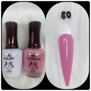JL DUO (GEL POLISH+NAIL LACQUAER)15ML #80