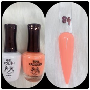 JL DUO (GEL POLISH+NAIL LACQUAER)15ML #84