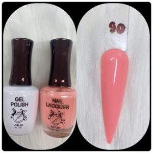 JL DUO (GEL POLISH+NAIL LACQUAER)15ML #90