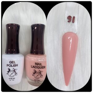 JL DUO (GEL POLISH+NAIL LACQUAER)15ML #91