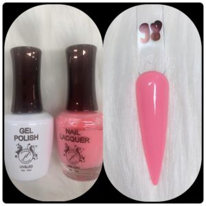JL DUO (GEL POLISH+NAIL LACQUAER)15ML #98