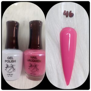 JL DUO (GEL POLISH+NAIL LACQUAER)15ML #46