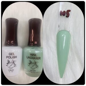 JL DUO (GEL POLISH+NAIL LACQUAER)15ML #105