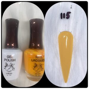 JL DUO (GEL POLISH+NAIL LACQUAER)15ML #115