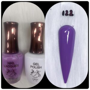 JL DUO (GEL POLISH+NAIL LACQUAER)15ML #122