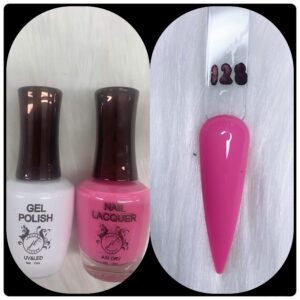 JL DUO (GEL POLISH+NAIL LACQUAER)15ML #128