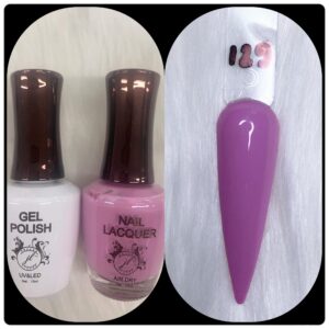 JL DUO (GEL POLISH+NAIL LACQUAER)15ML #129