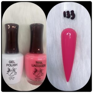 JL DUO (GEL POLISH+NAIL LACQUAER)15ML #133