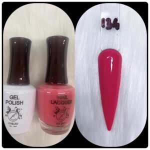 JL DUO (GEL POLISH+NAIL LACQUAER)15ML #134