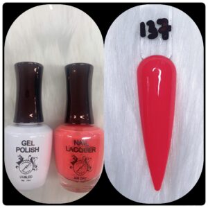 JL DUO (GEL POLISH+NAIL LACQUAER)15ML #137