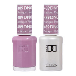 ND Antique Purple – 489 Gel polish and matching varnish